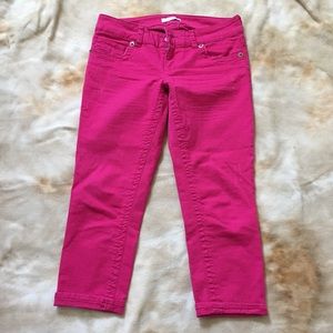 7 SEVEN CAPRI-Size 6 Fuschia/Pink